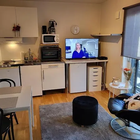 One-room Dorm With Kitchenette, Bath, Bed 140x200 スタヴァンゲル